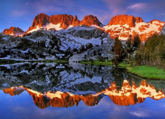 mountain-reflection california