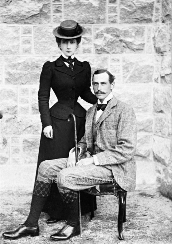 Queen Maud (1869 1938) and King Haakon VII (1872 1957) of Norway