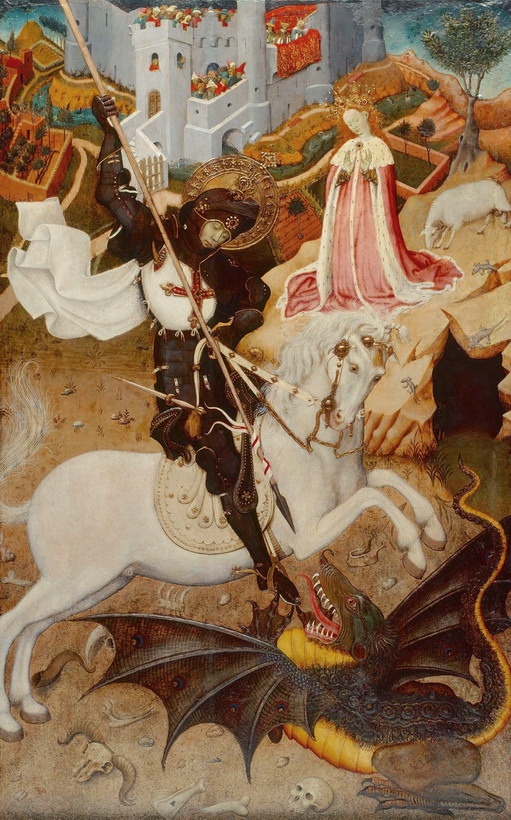 Saint George Killing the Dragon - Bernat Martorell, 1434