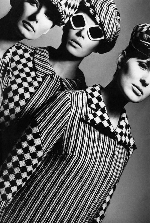 60s fashions bw