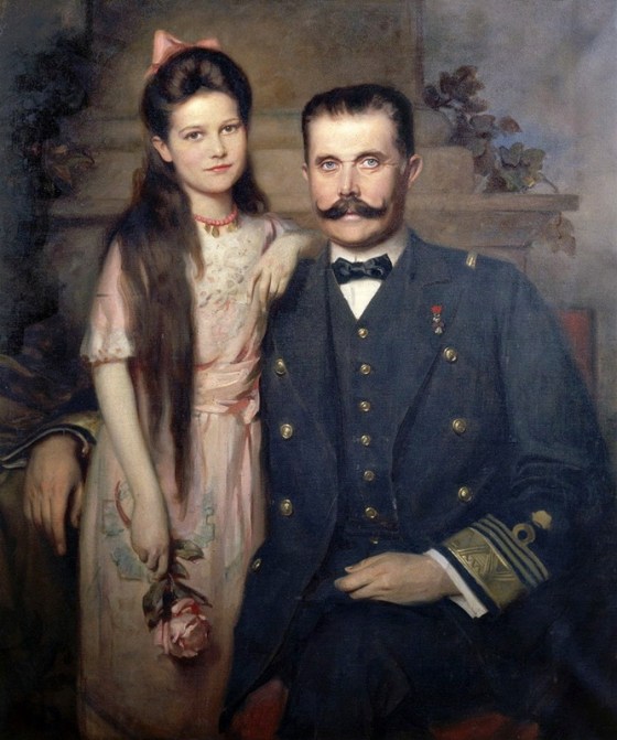 Archduke Franz Ferdinand of Austria and his daughter Sophie