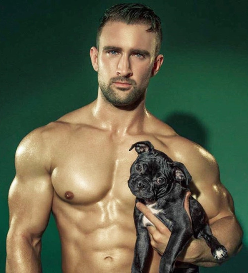 beard and puppy