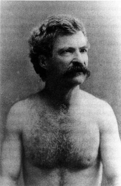 mark twain shirtless