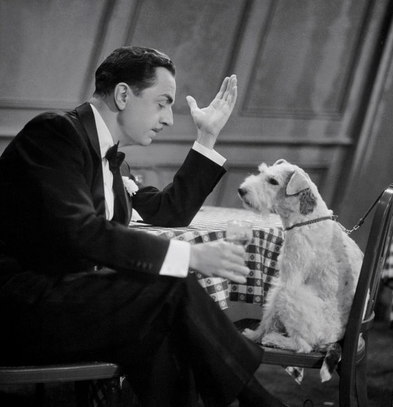 Shadow of the Thin Man (1941) Directed by W.S. Van Dyke Shown from left: William Powell, Asta