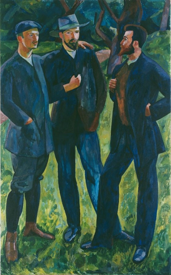 Artist Comrades   -   Isaac Grünewald  1909