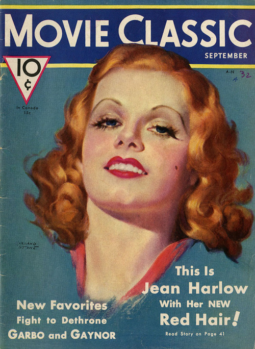 jean harlow red hair