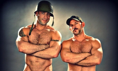 soldiers shirtless 134