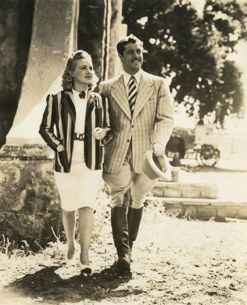 Betty Grable and Don Ameche photographed for Down Argentine Way (1940)