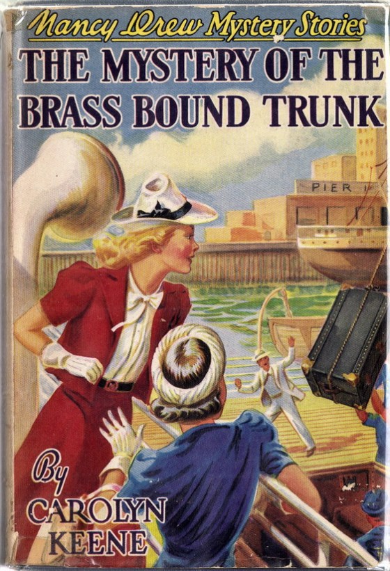 brass bound trunk