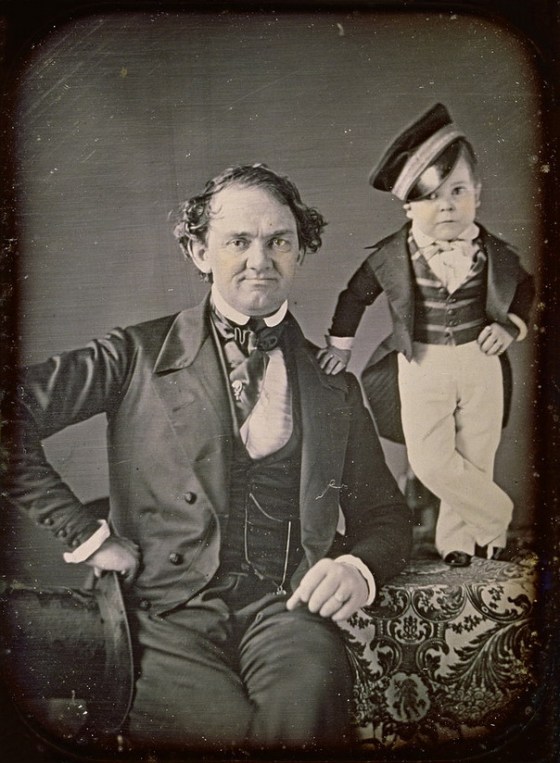 circus P.T. Barnum and General Tom Thumb, 1850