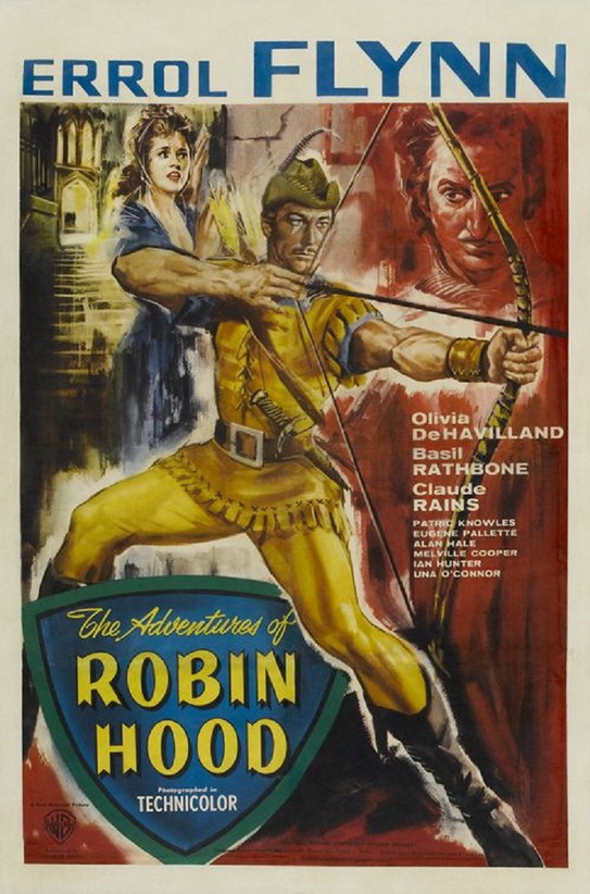 errol flynn robin hood poster