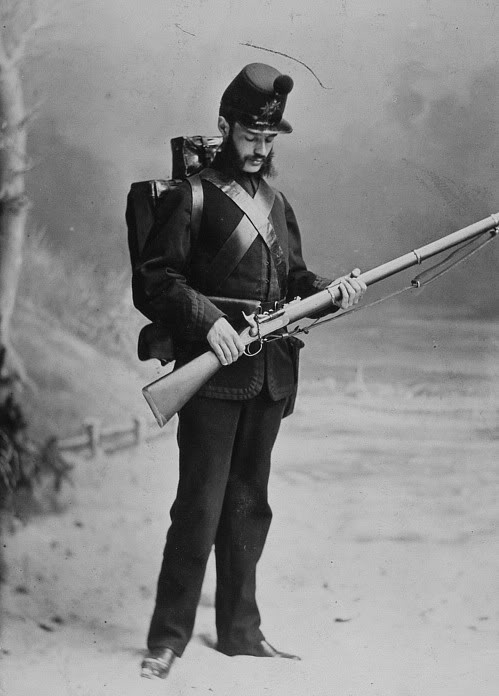 Rifleman C. Sims, 3rd Victoria Rifles of Montreal, 1870