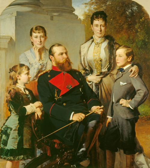 1879 Heinrich von Angeli - The Family of the Grand Duke of Hesse