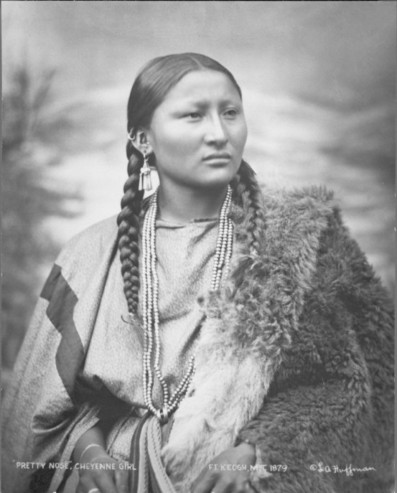 Native American Baton A Huffman, Pretty Nose, Cheyenne, Fort Keogh, Montana,1878.