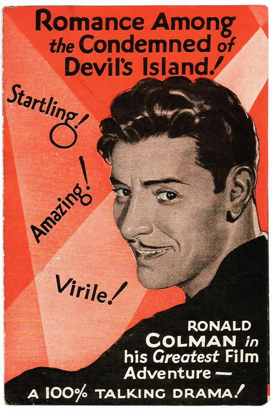 ronald colman condemned 1929