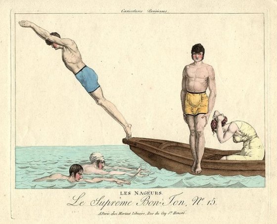 swimmers nageurs