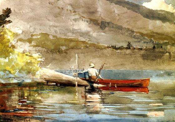 winslow homer red canoe
