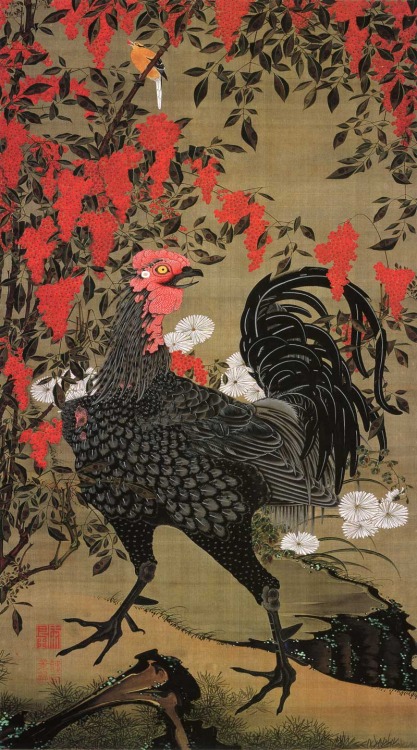 japanese-art-cock