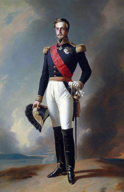 Henri d'Orléans, Duc D'Aumale *oil on canvas *218 x 142 cm *original is lost