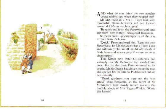 Peter Rabbit, Tank Killer | MATTHEW'S ISLAND