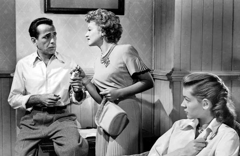 Humphrey Bogart, Claire Trevor, and Lauren Bacall in “Key Largo”, 1948 ...