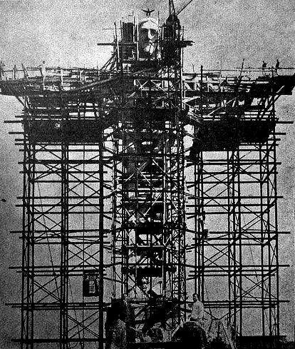 BRAZIL 1930 JESUS BEING BUILT