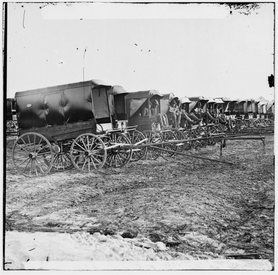 US CIVIL WAR GETTYSBURG AMBULANCES