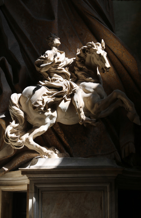 Gian Lorenzo Bernini - The Vision of Costantine I (1669)