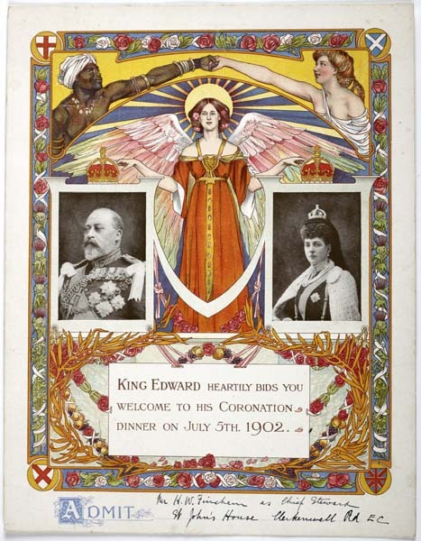 KING EDWARD CORONATION INVITATION