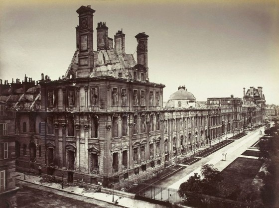 PARIS Le Palais des Tuileries in 1871