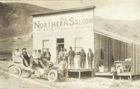 The Northern Saloon in Bannock Nevada 1910