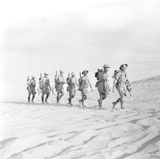 WWII troops in sahara