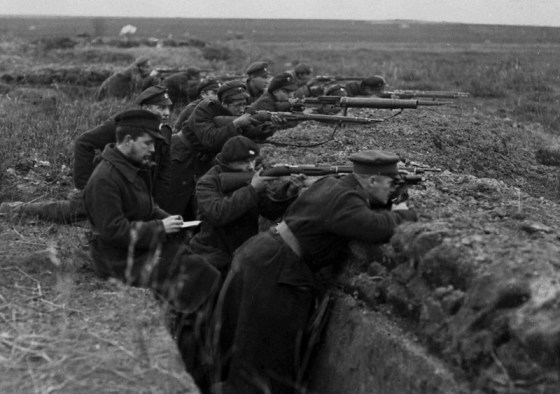 Estonian People's Army in trenches 1919