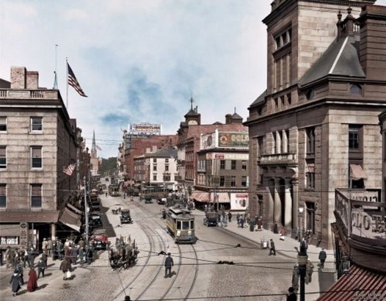 Fall River, Massachusetts, circa 1920.