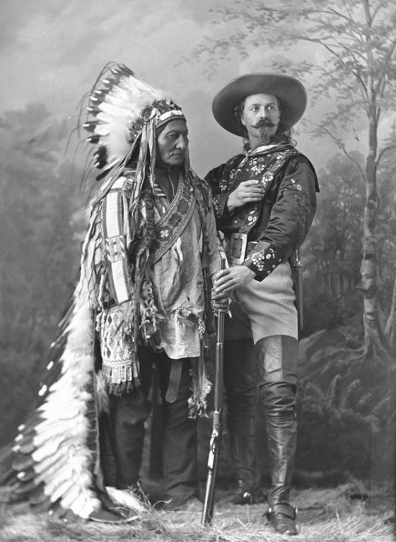 Sitting Bull and Buffalo Bill, circa 1885