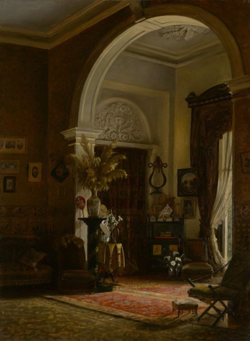 Emma Minnie Boyd Corner of a drawing-room (1887)
