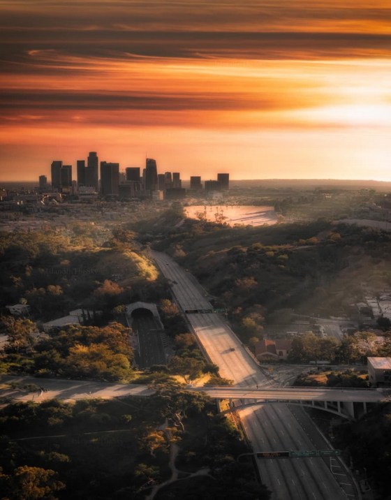 empty los angeles 2020