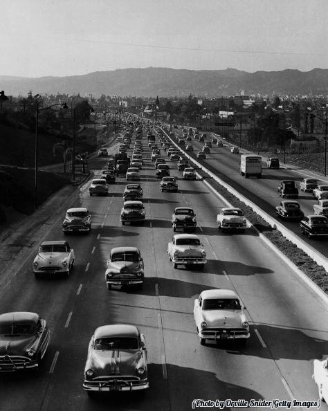 freeway LA 1940s
