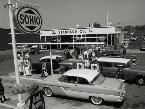 GAS STATION OPENING 50s