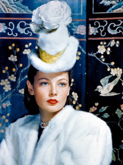 gene tierney hat