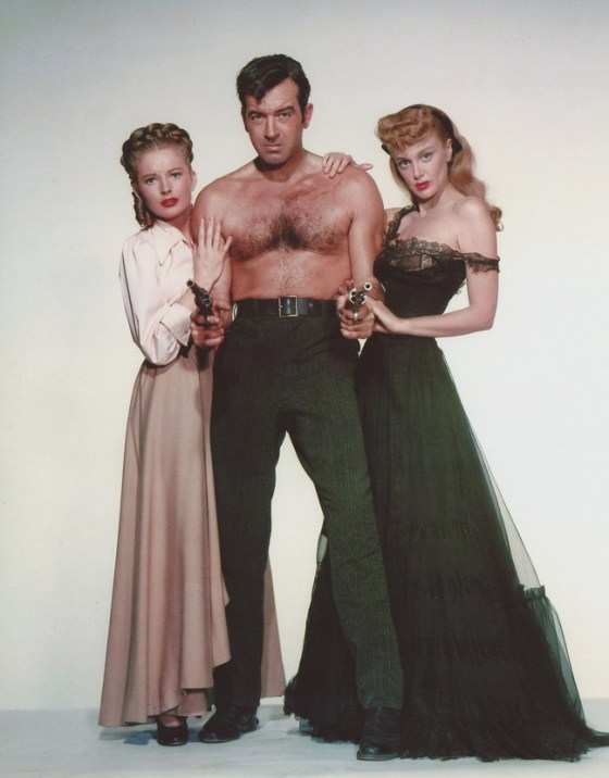 Jan Sterling, Coleen Gray, and John Payne in The Vanquished (1953)