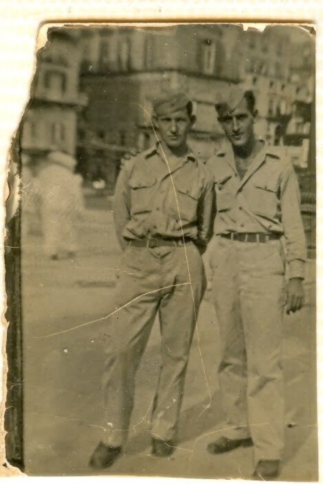 WWII AMER SOLDIERS IN FRANCE