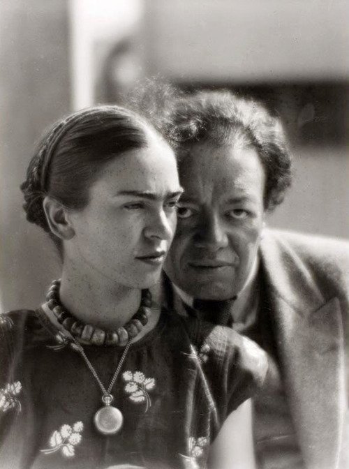 Diego Rivera and Frida Kahlo in Mexico, 1933