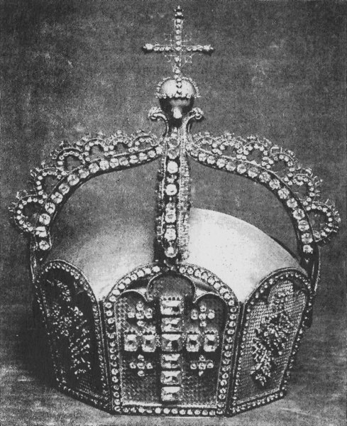 GERMAN CROWN DESTROYED