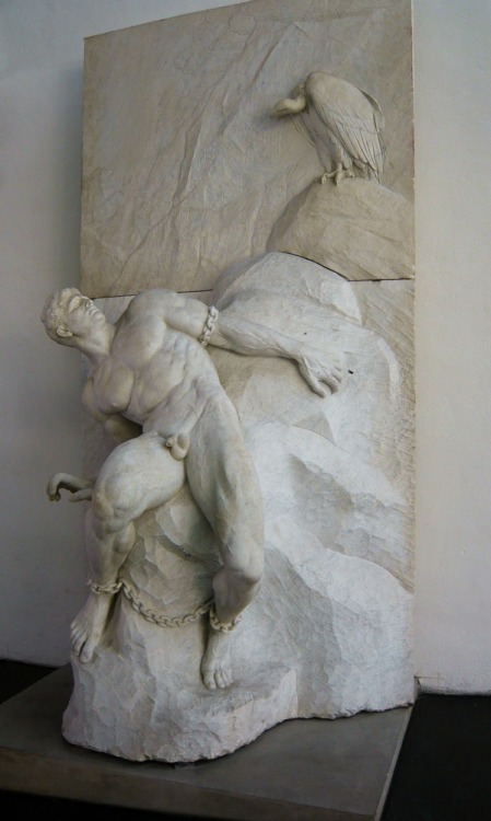 Reinhold Begas (1831-1911). Der gefesselte Prometheus, 1900.