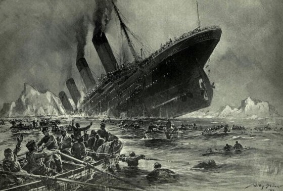 titanic sinking