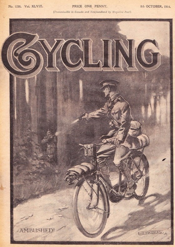 CYCLIST AMBUSHED 1914