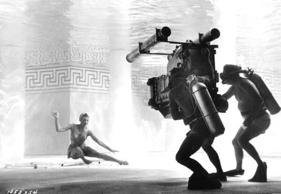 ESTHER WILLIAMS FILMING