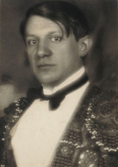 Pablo Picasso, Paris, early 1920's. Photographed by Man Ray.