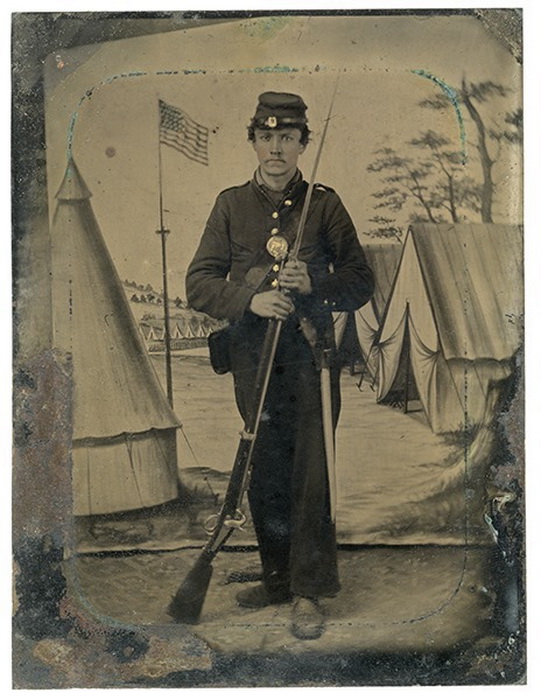 US CIVIL WAR SOLDIER 14822